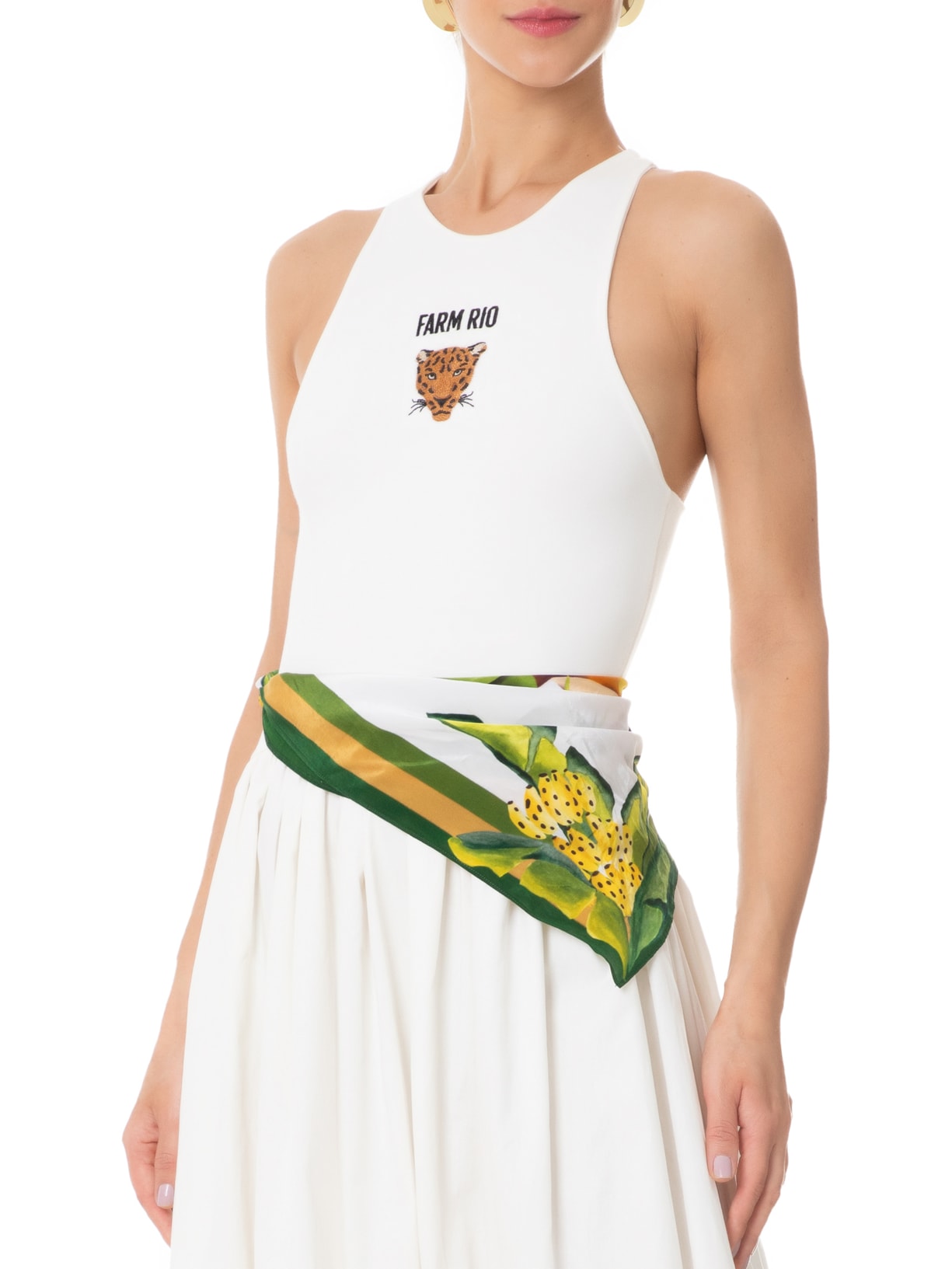 Lenço Coco Mi Amor Verde Farm