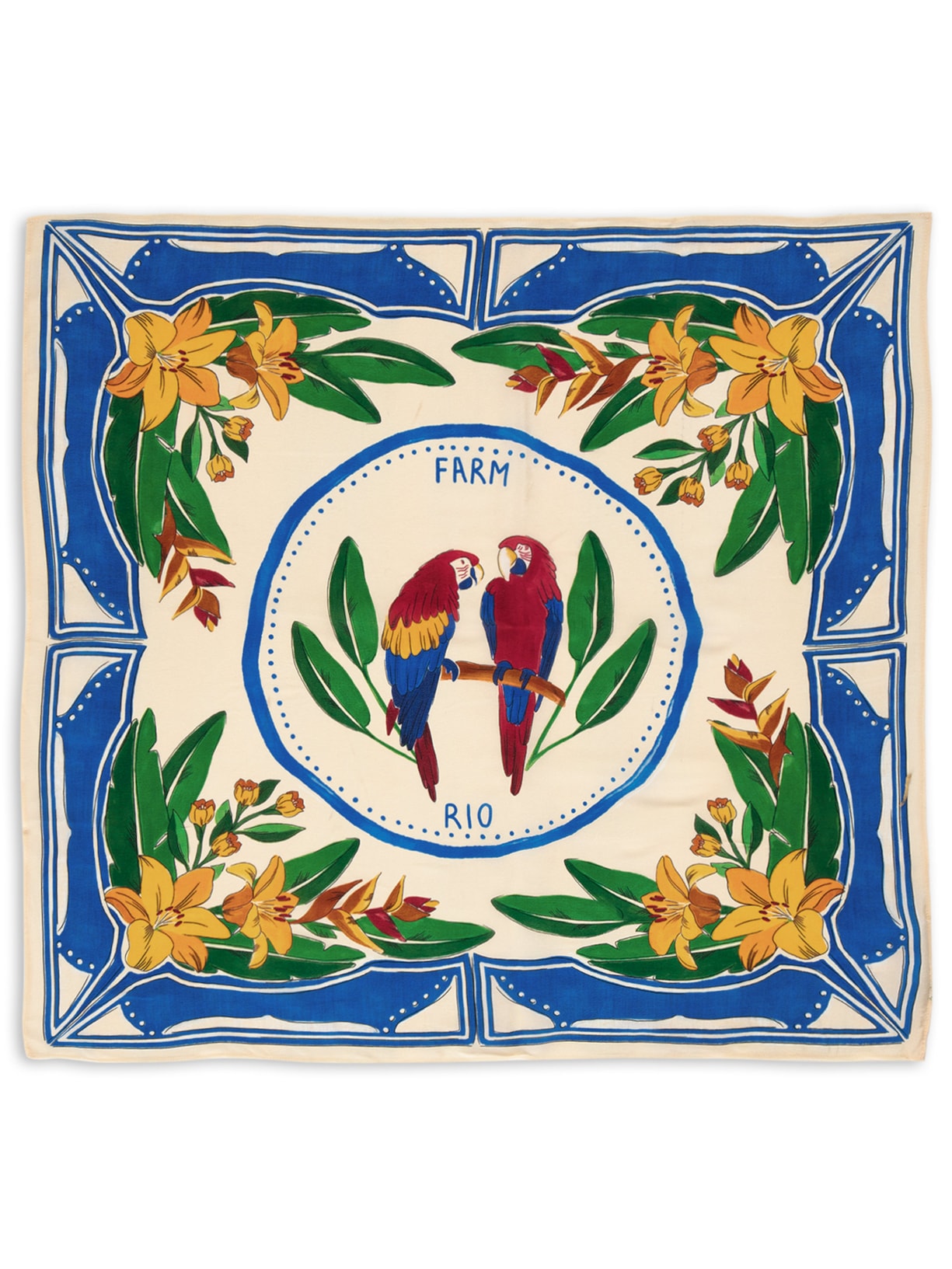 Lenço Destino Tropical - Branco