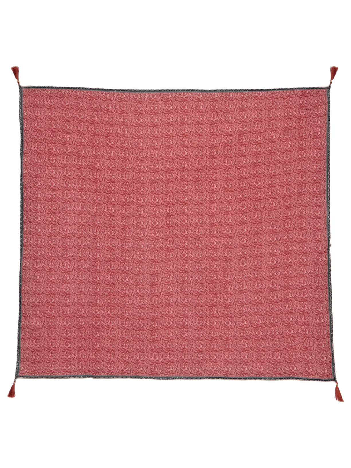 Lenço Estampa Fogo - Vermelho