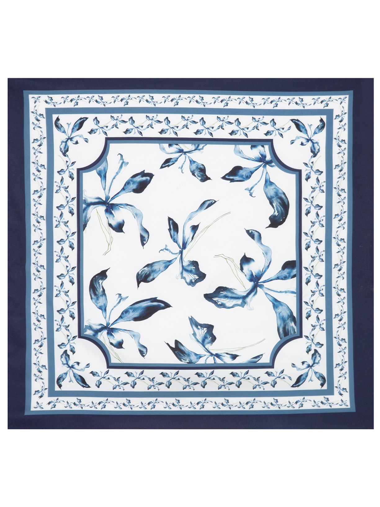 Lenço Feminino Blue Orchid - Branco