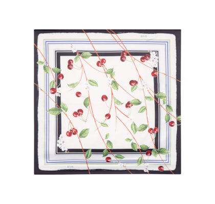 Lenço Feminino Cereja – Branco