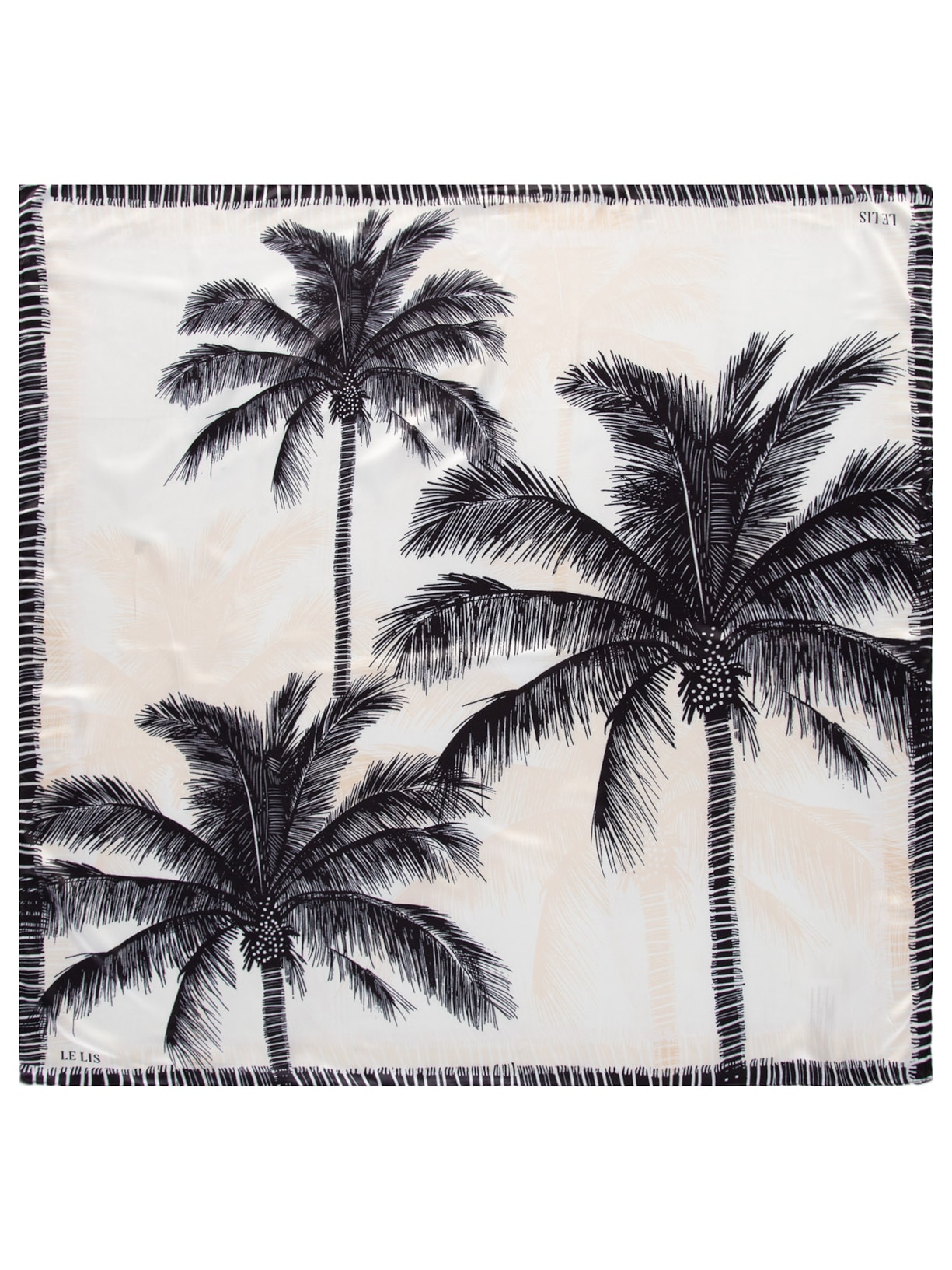 Lenço Feminino Coqueiro Branco Le Lis