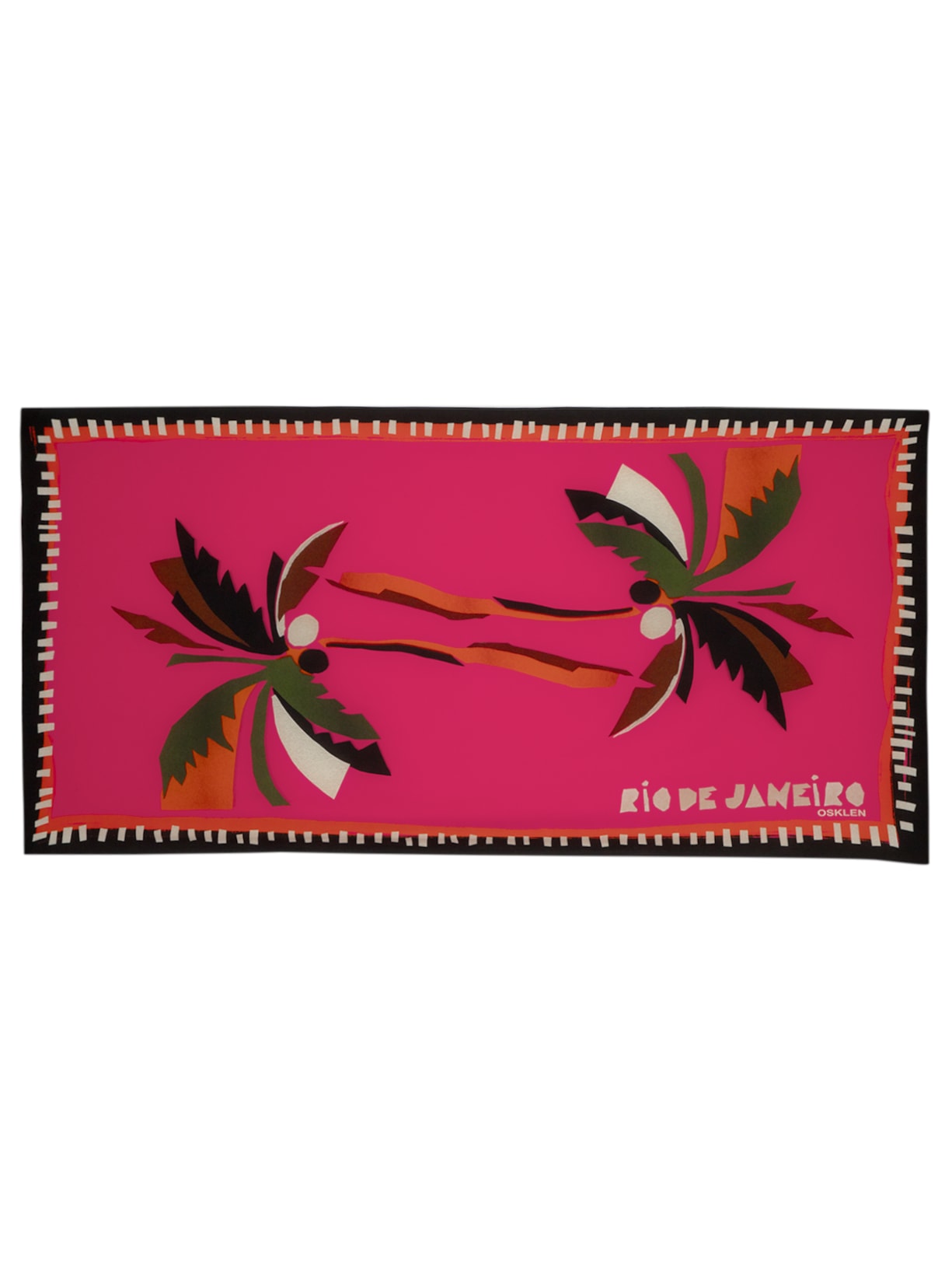 Lenço Feminino Coqueiro - Rosa