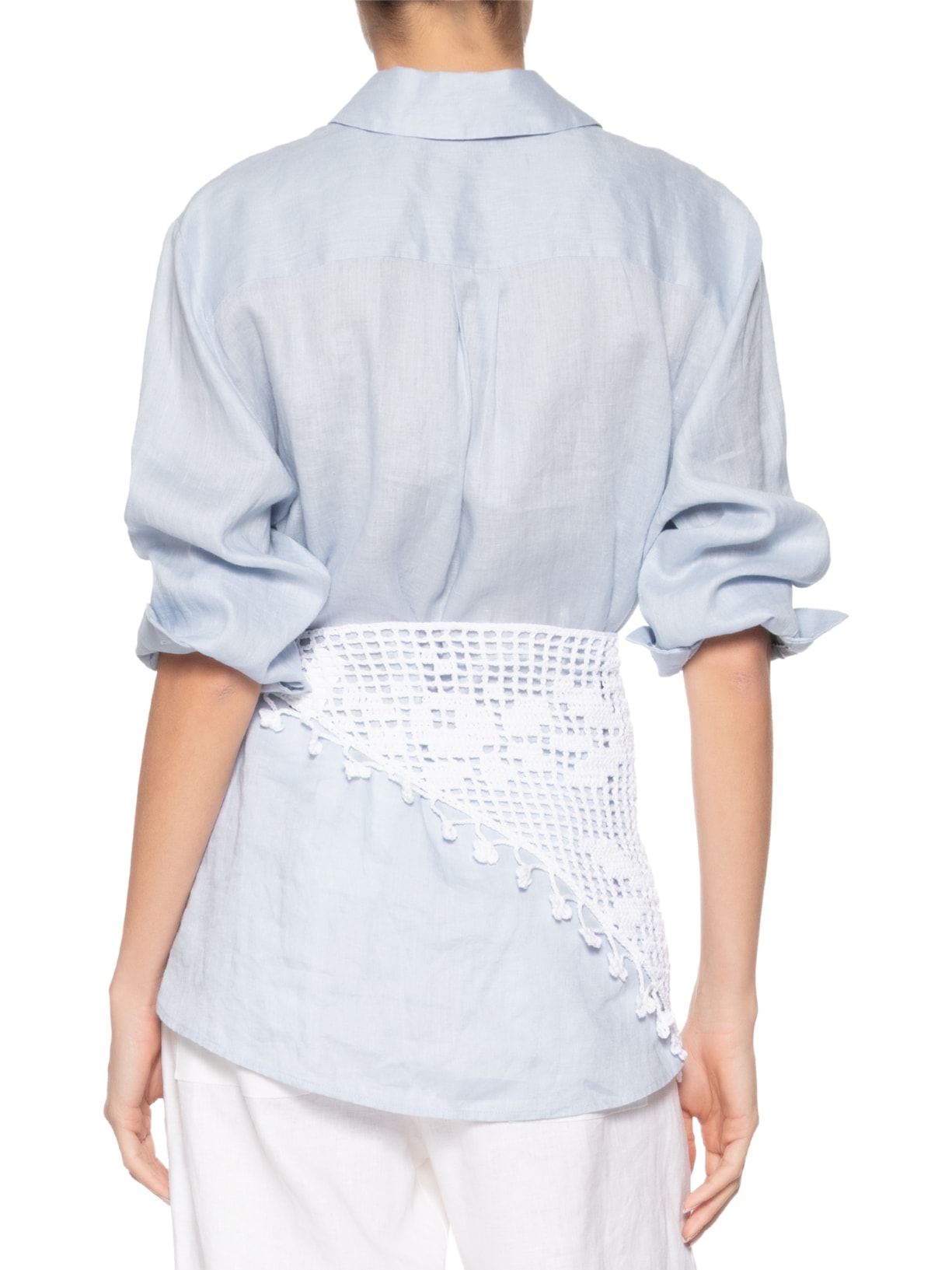 Lenço Feminino Crochet Fernanda Branco Shop2gether + Vem Meu Bem