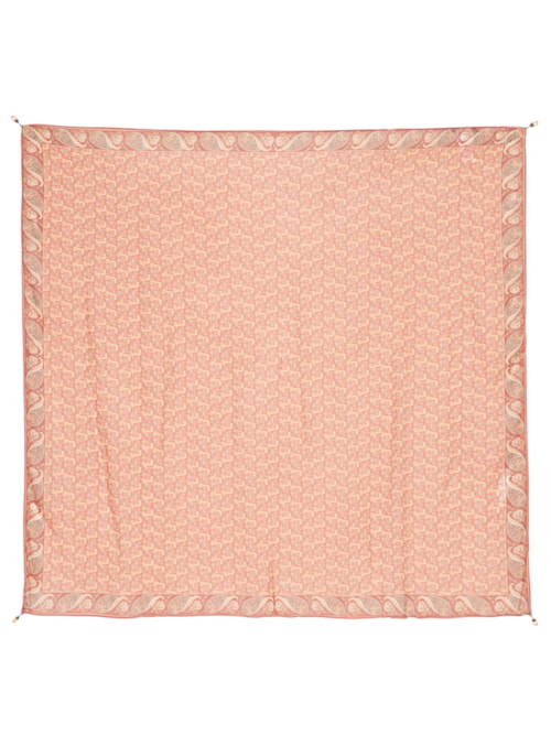 Lenço Feminino Estampa Camélia - Rosa