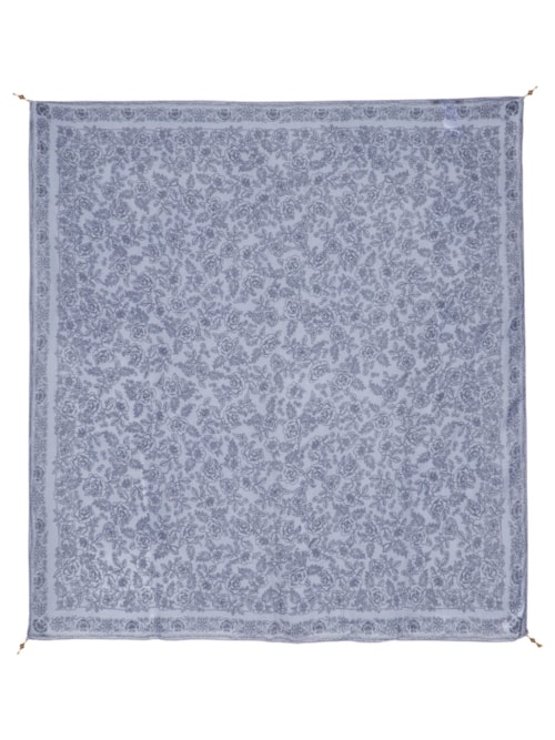 Lenço Feminino Estampa Jade - Azul