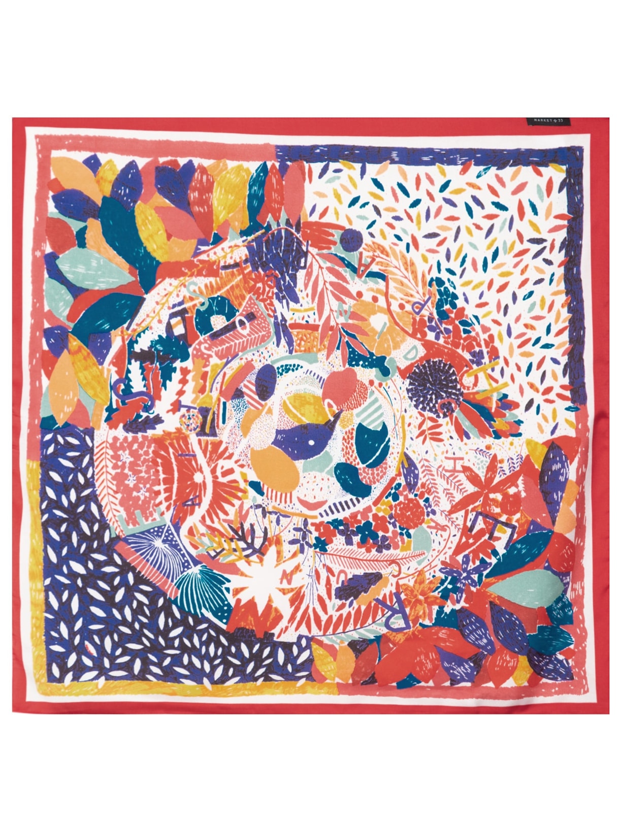 Lenço Feminino Estampado - Vermelho