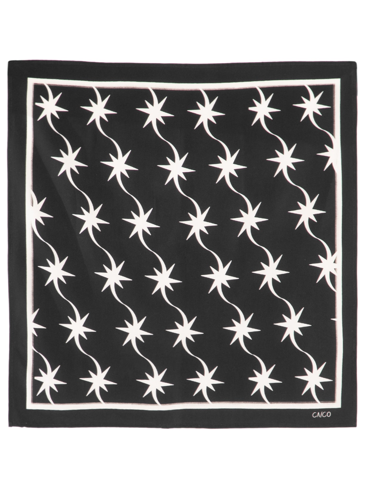 Lenço Feminino Estrela Preto Caco Studios