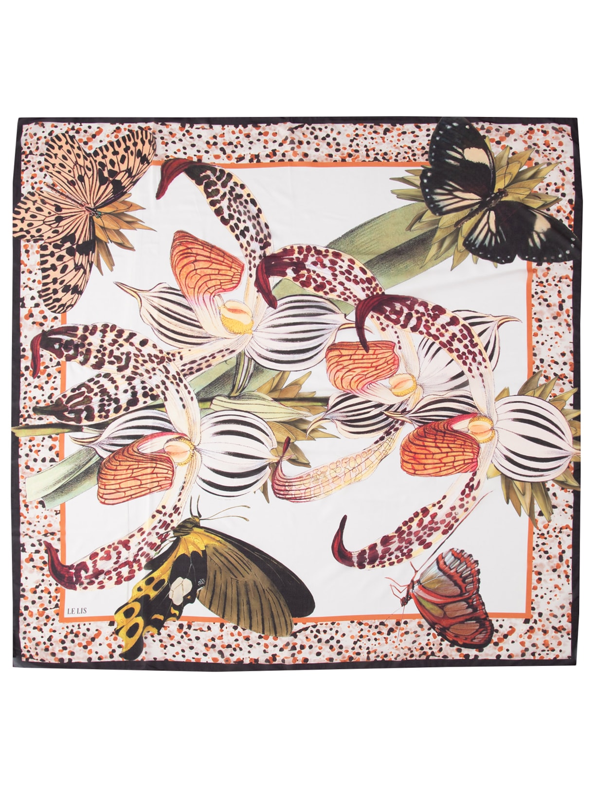 Lenço Feminino Flor Divina - Bege