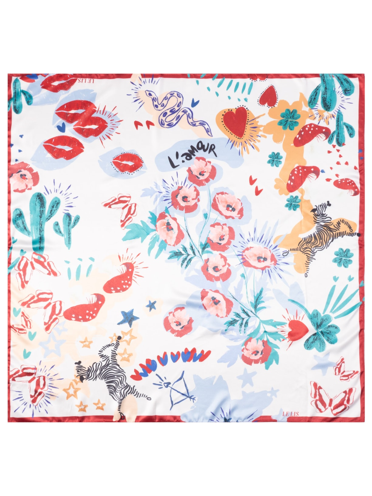 Lenço Feminino Fun - Vermelho