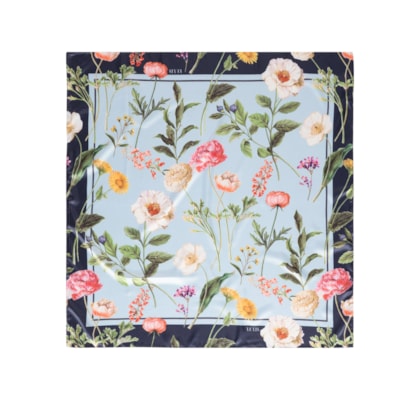 Lenço Feminino Jardim II - Preto