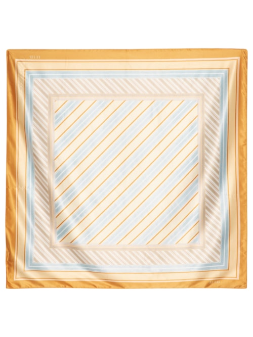 Lenço Feminino Listras Coord II - Amarelo