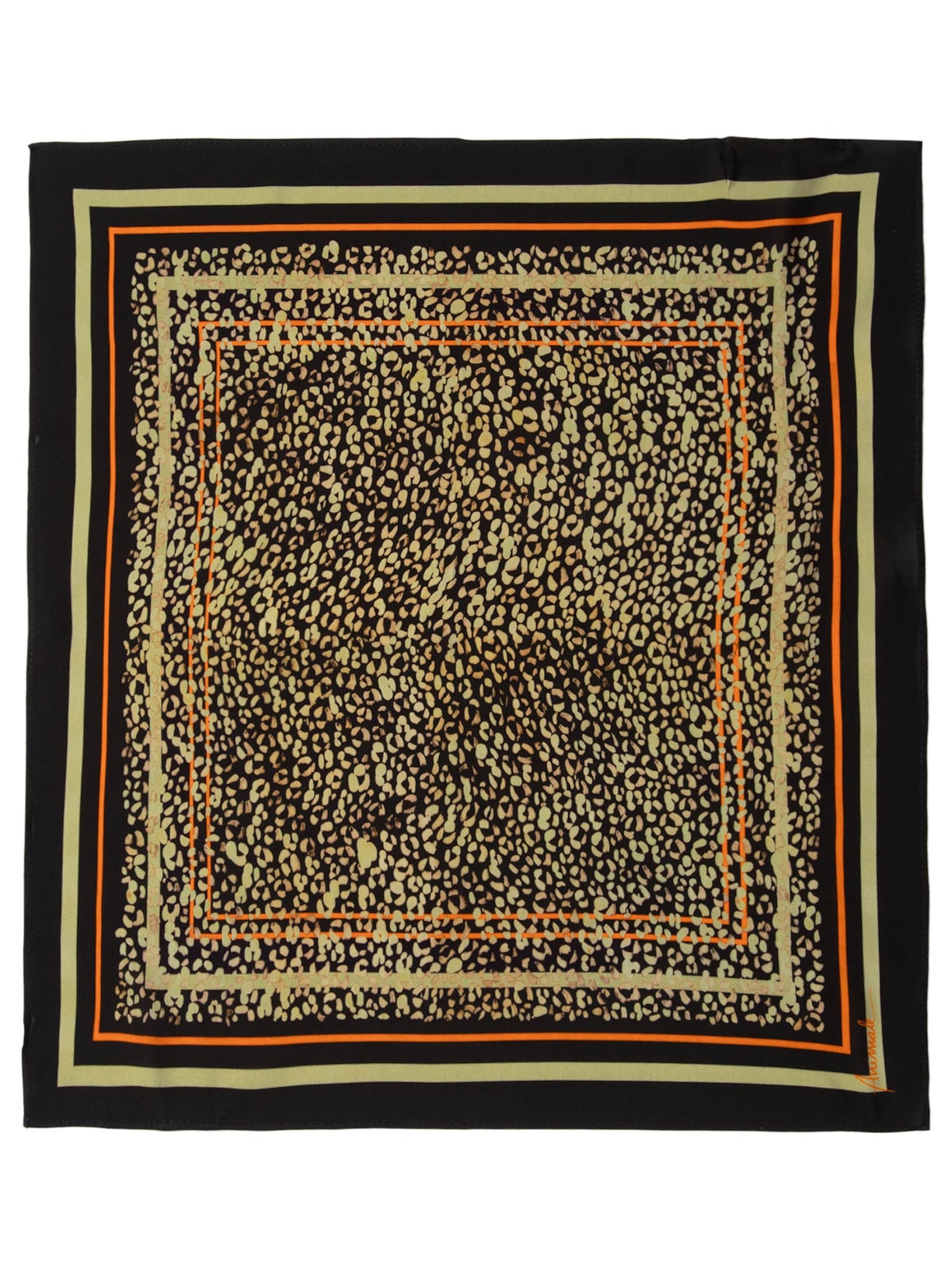 Lenço Feminino Onça Tina Hotel Bege Animale