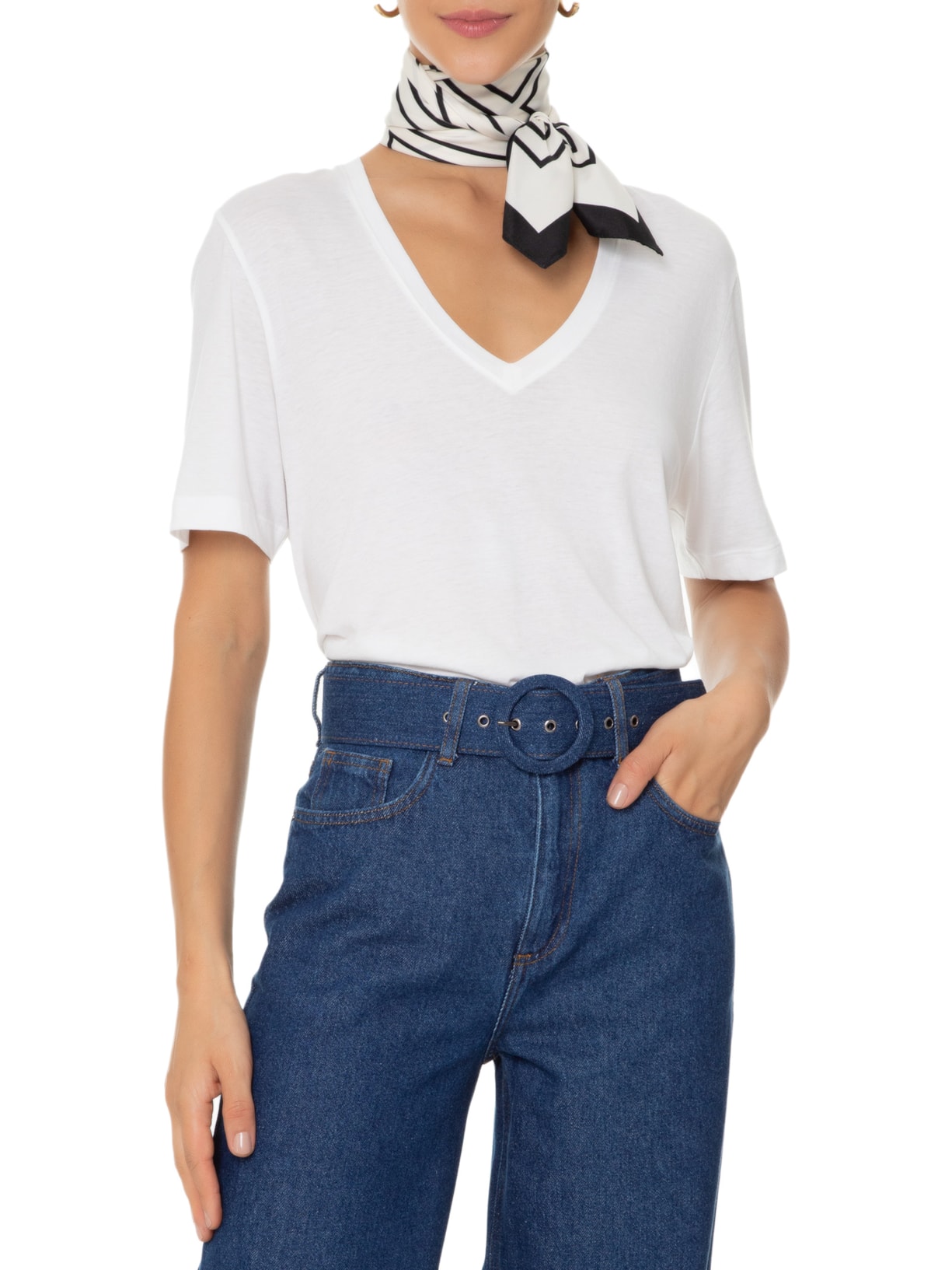 Lenço Feminino Pina Off White Naturais Souq