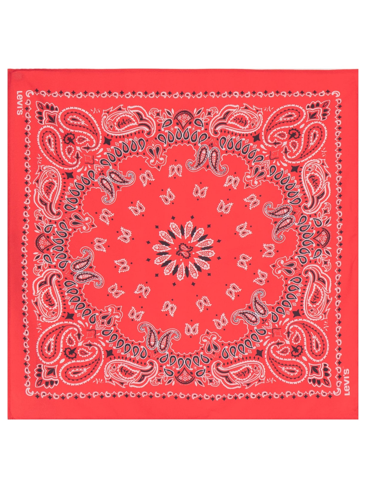 Lenço Feminino Satin Bandana Vermelho Levi's