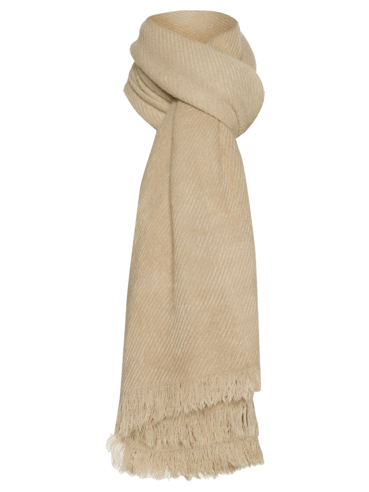 Lenço Feminino Texturizado - Bege