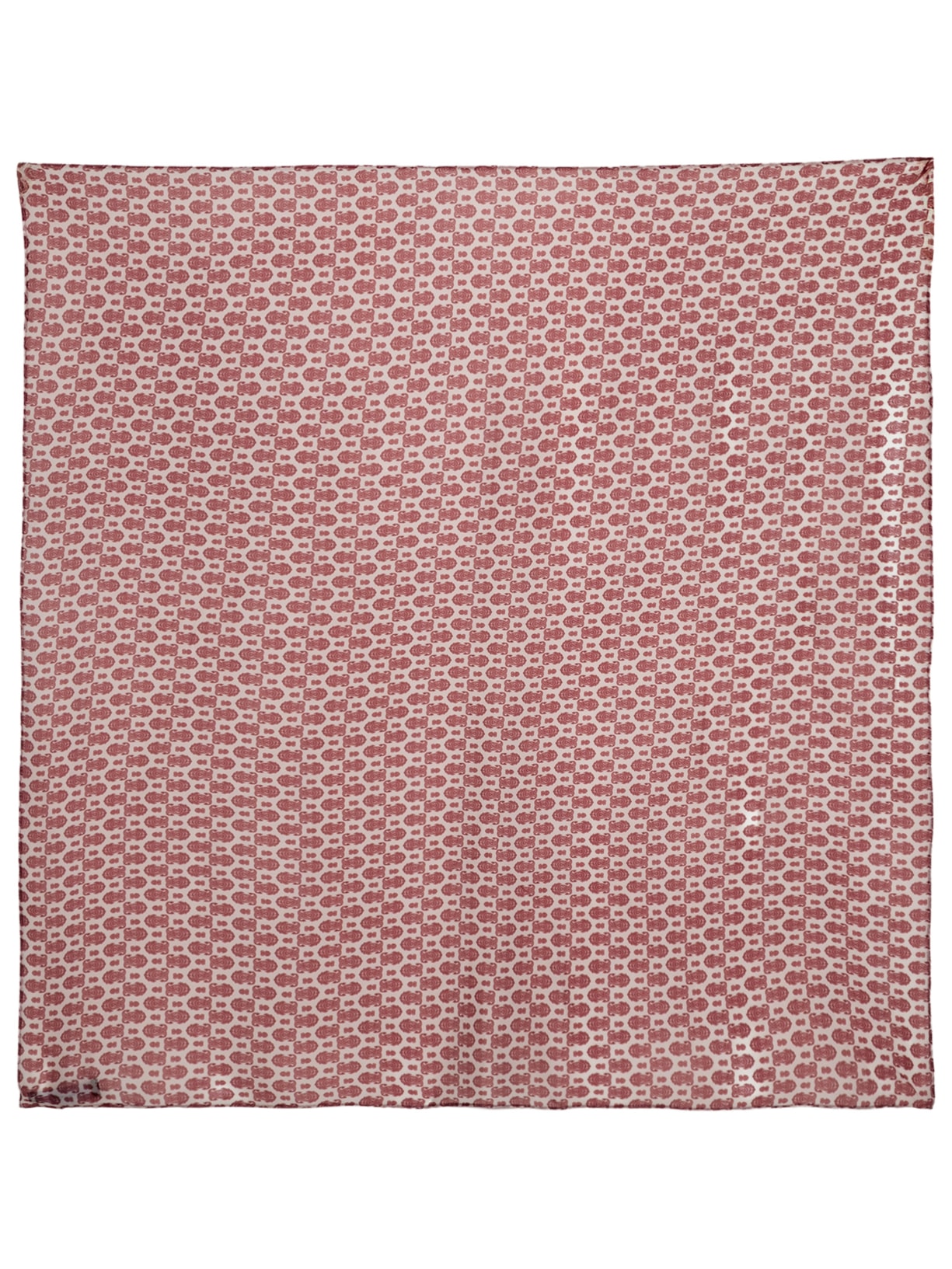 Lenço Georgete Paisley Off - Branco