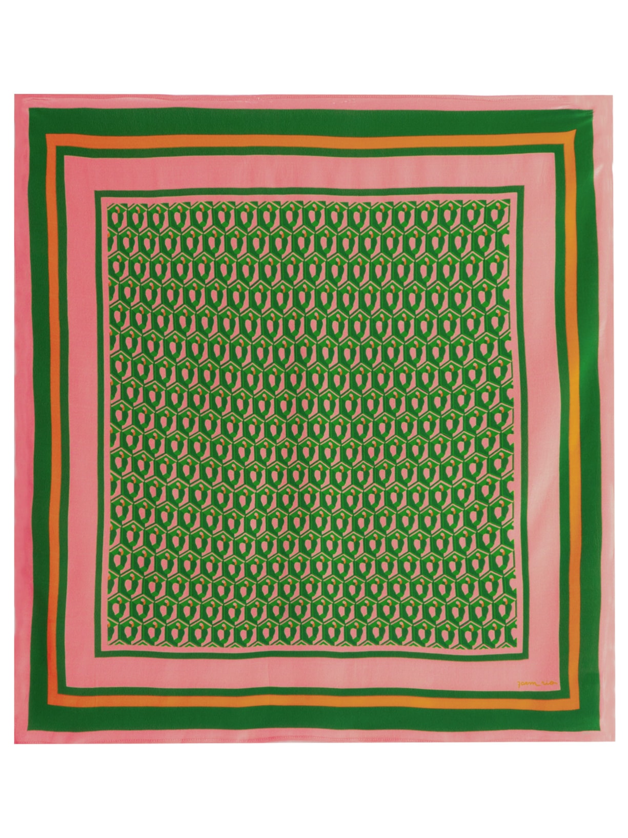 Lenço Praia Mania De Caju - Verde