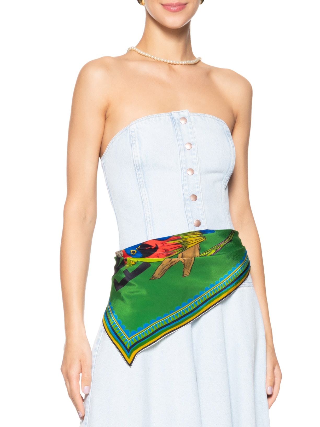 Lenço Rio Natureza Verde Farm