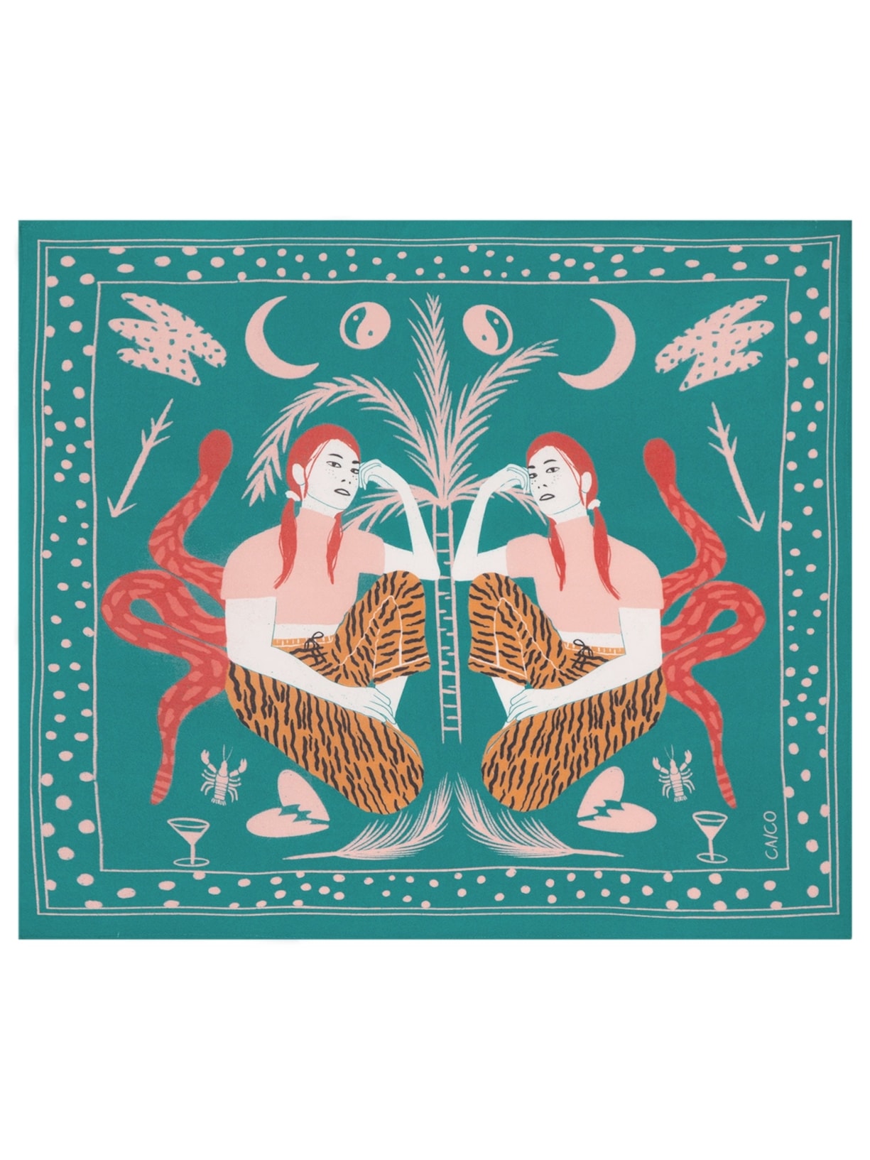 Lenço Tiger - Verde