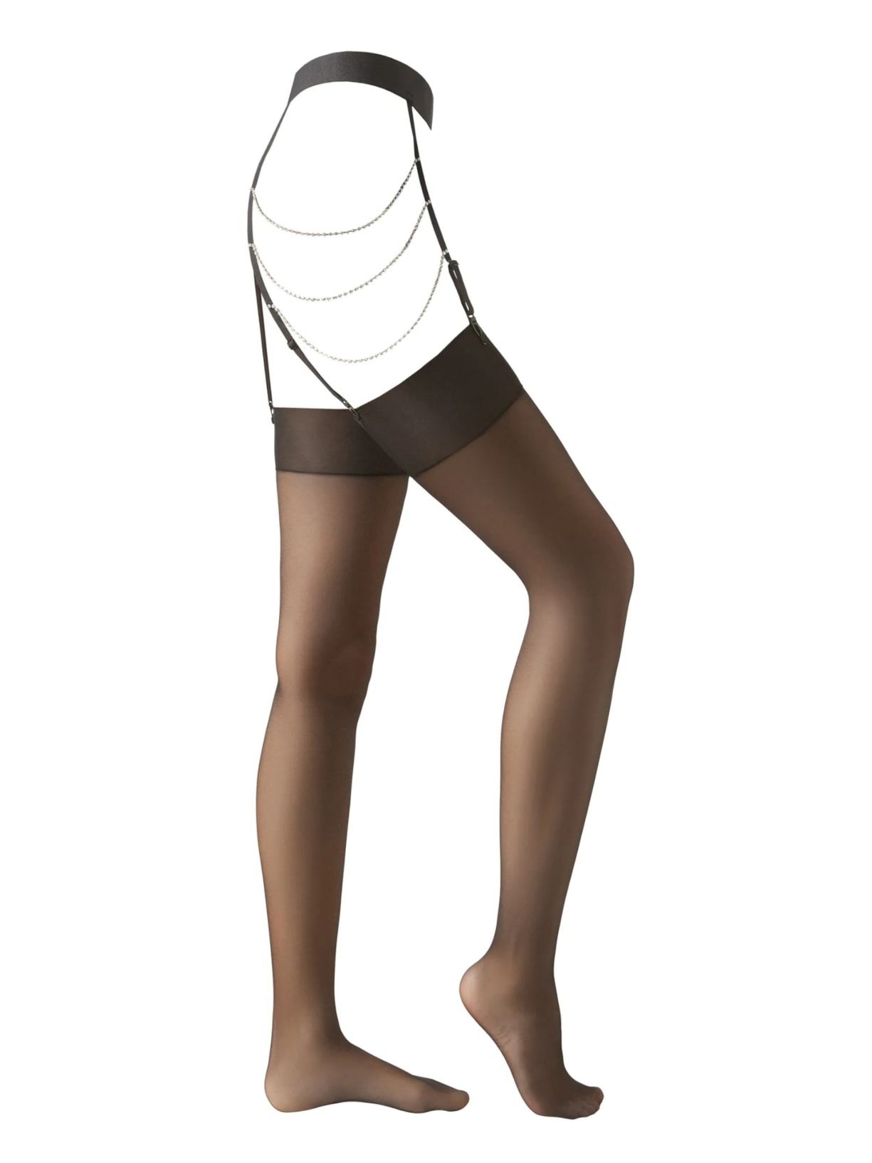 Liga Com Strass - Preto