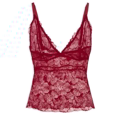 Lingerie Triângulo Bridal Lace - Vermelho