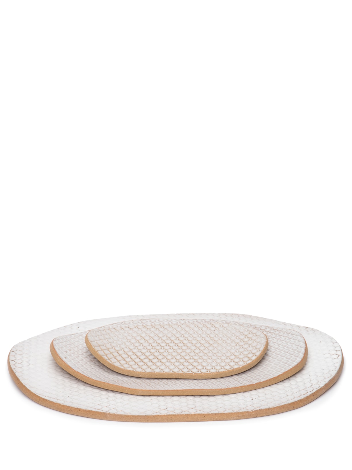 Linha Servir Trio Travessa Oval 3 Peças - Branco