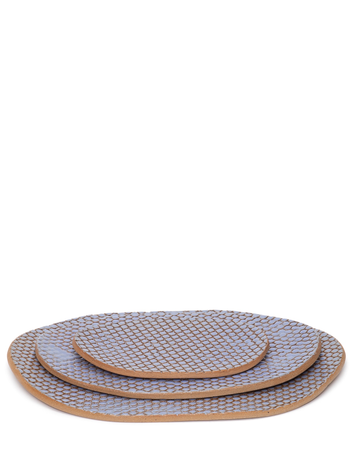 Linha Servir Trio Travessa Oval 3 Peças - Roxo