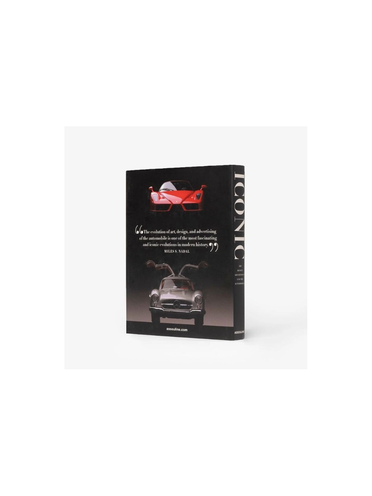 LIVRO ICONIC: ART, DESIGN, ADVERTISING, AND THE AUTOMOBILE_PRETO Assouline
