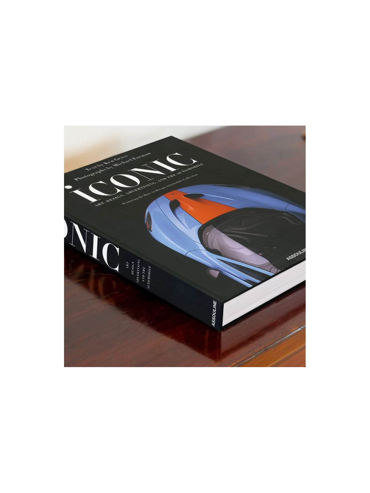 LIVRO ICONIC: ART, DESIGN, ADVERTISING, AND THE AUTOMOBILE_PRETO Assouline