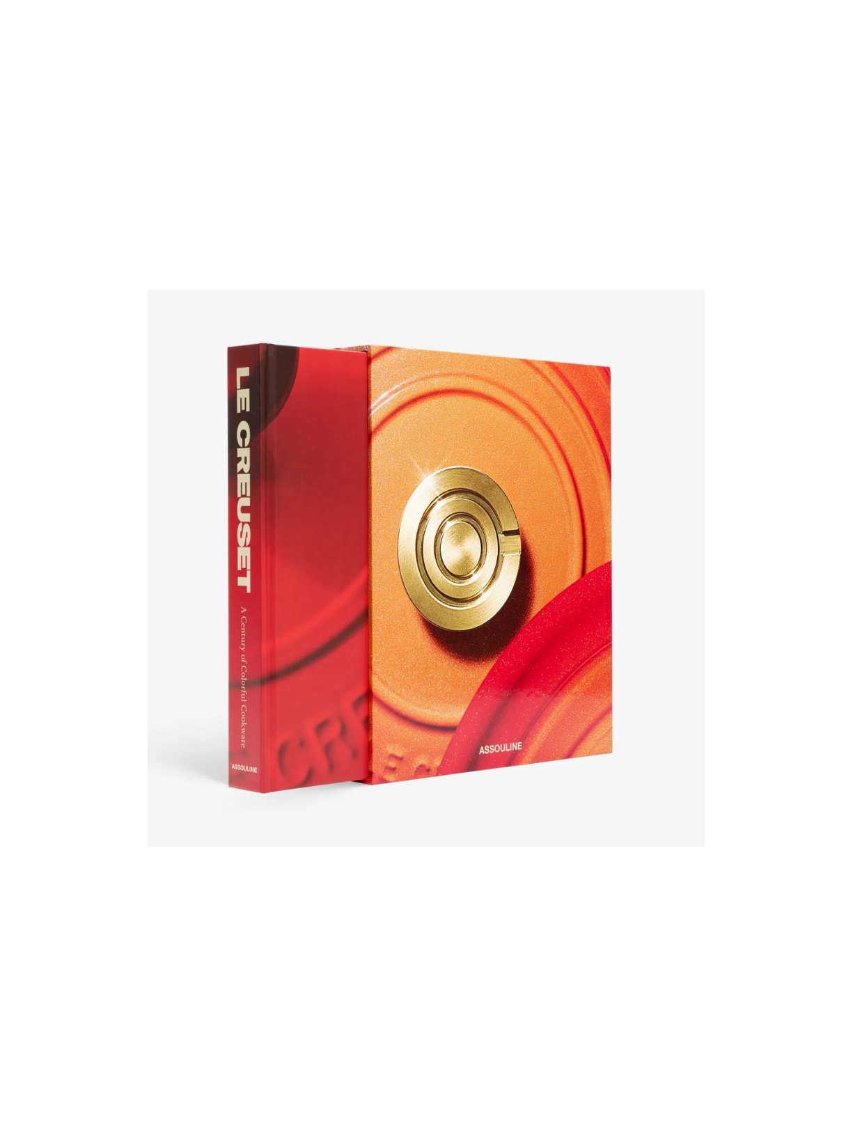 LIVRO LE CREUSET: A CENTURY OF COLORFUL COOKWARE_LARANJA Assouline