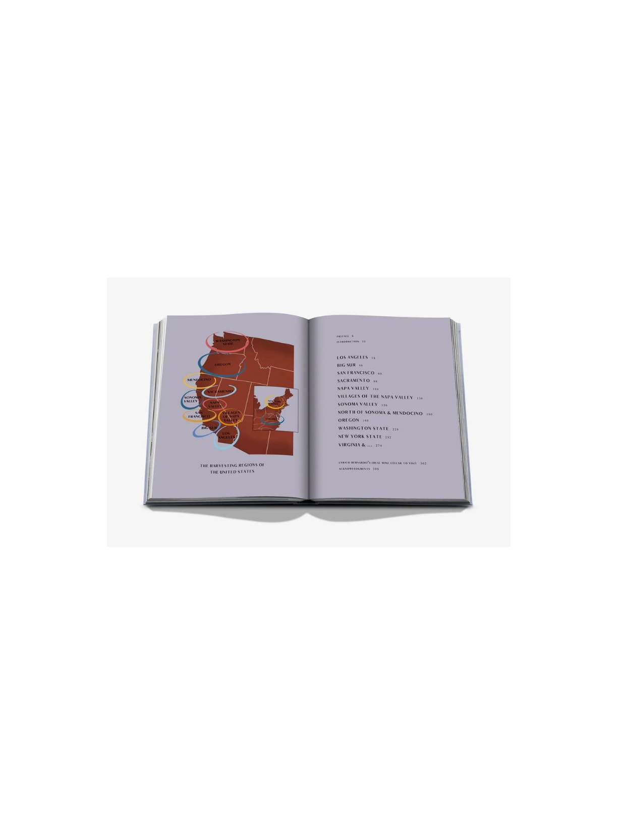 LIVRO WINE & TRAVEL UNITED STATES OF AMERICA Assouline