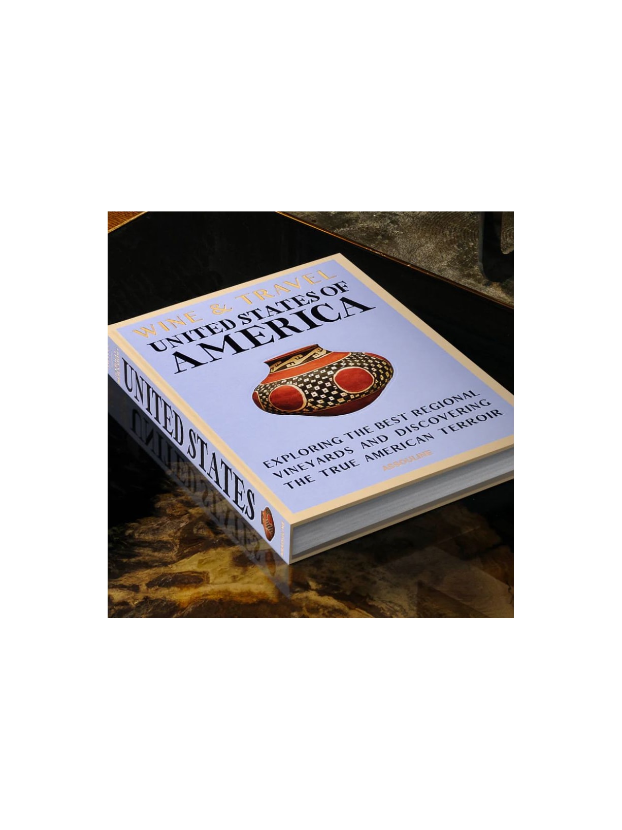 LIVRO WINE & TRAVEL UNITED STATES OF AMERICA Assouline