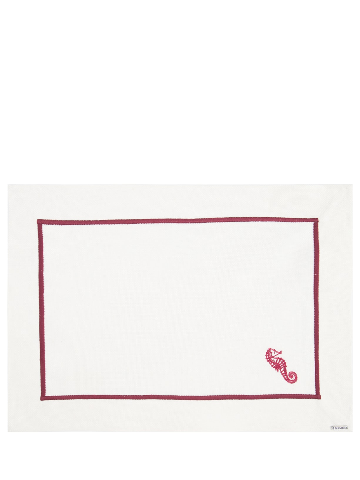 Lugar Americano Al Mare Bordô 1 Peça - Off White