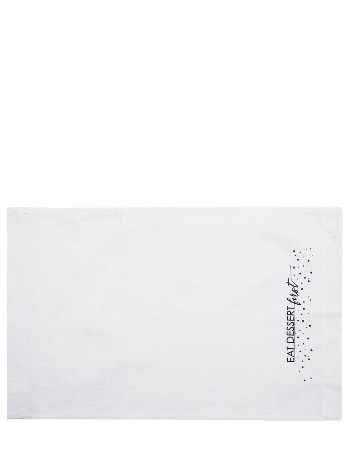 Lugar Americano Eat Dessert First 1 Unidade - Branco