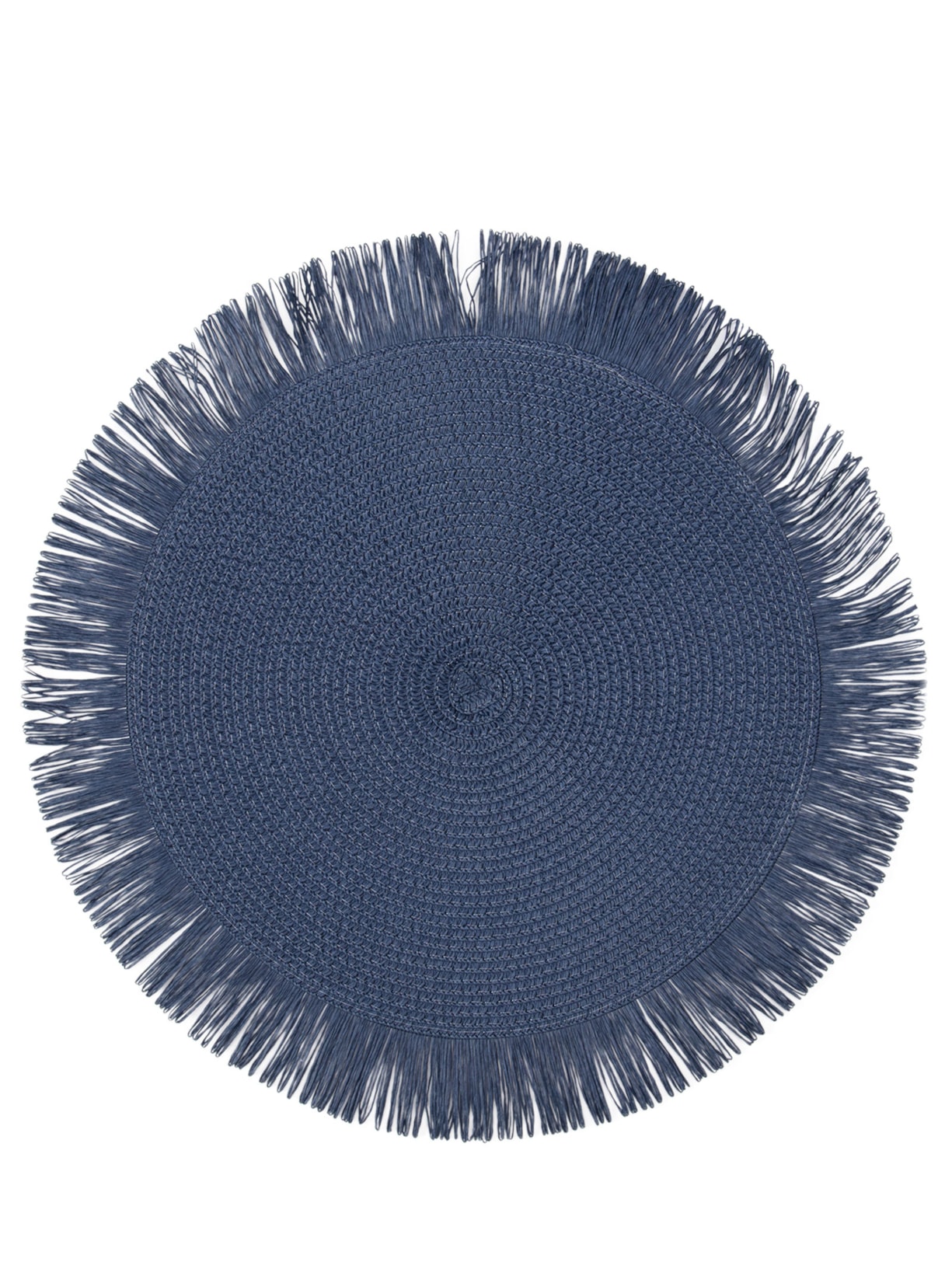 Lugar Americano Em Papel Marfim 1 Peça - Azul