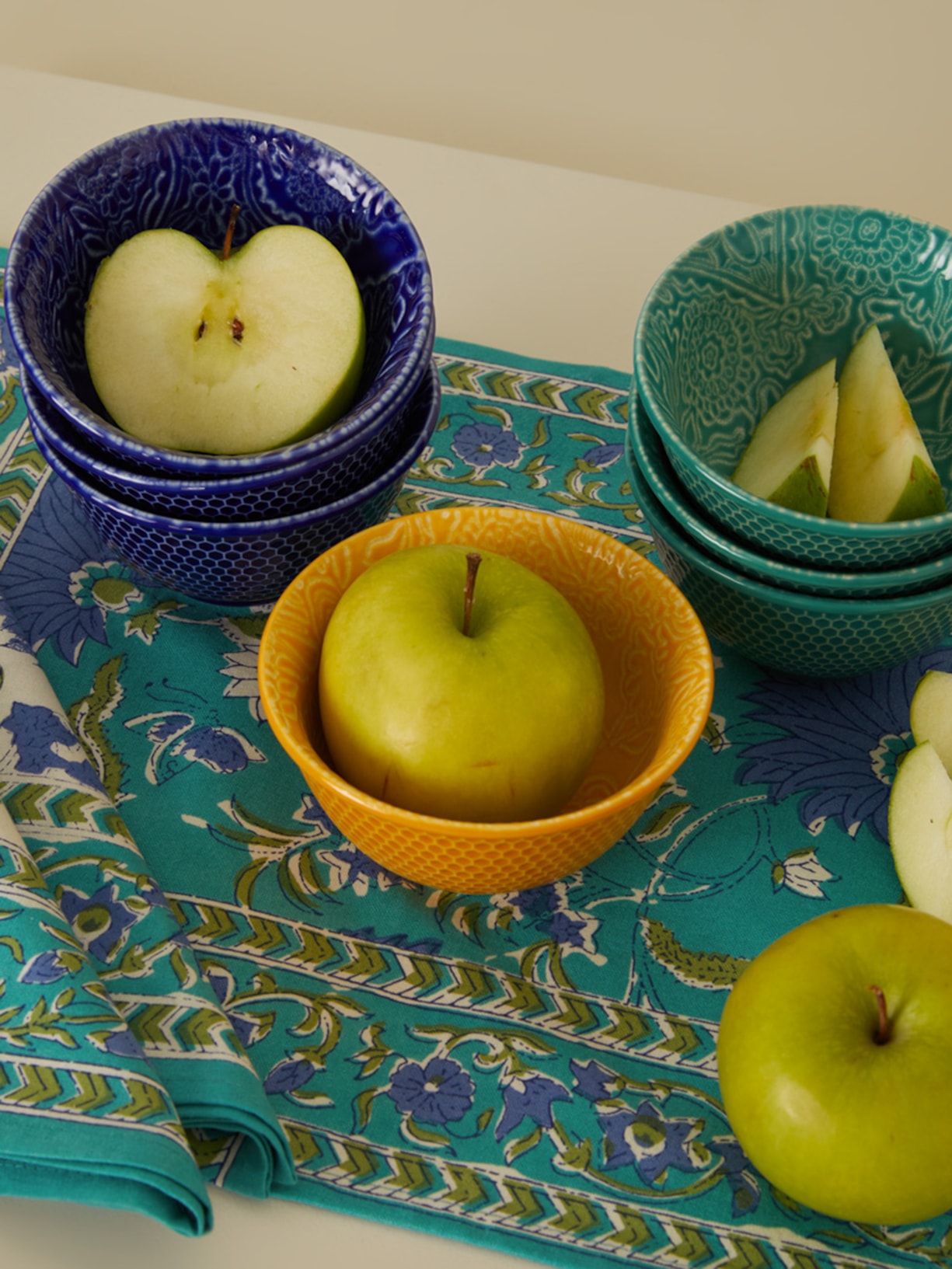 Lugar Americano Estampado Andria Set 2 Unidades Azul Souq