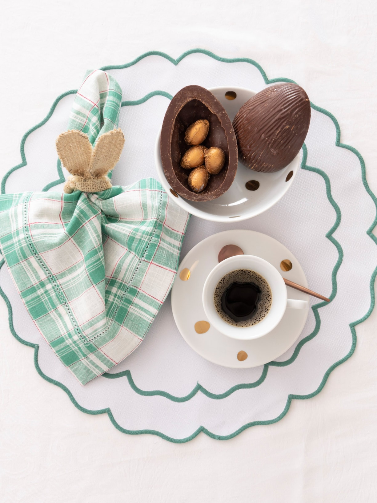 Lugar Americano Istanbul 1 Unidades Branco Atelier Couvert