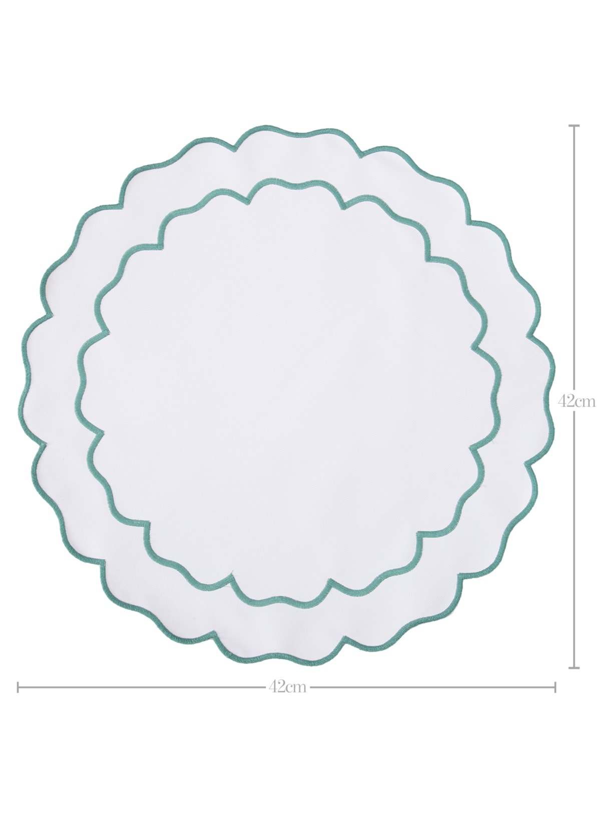 Lugar Americano Istanbul 1 Unidades Branco Atelier Couvert