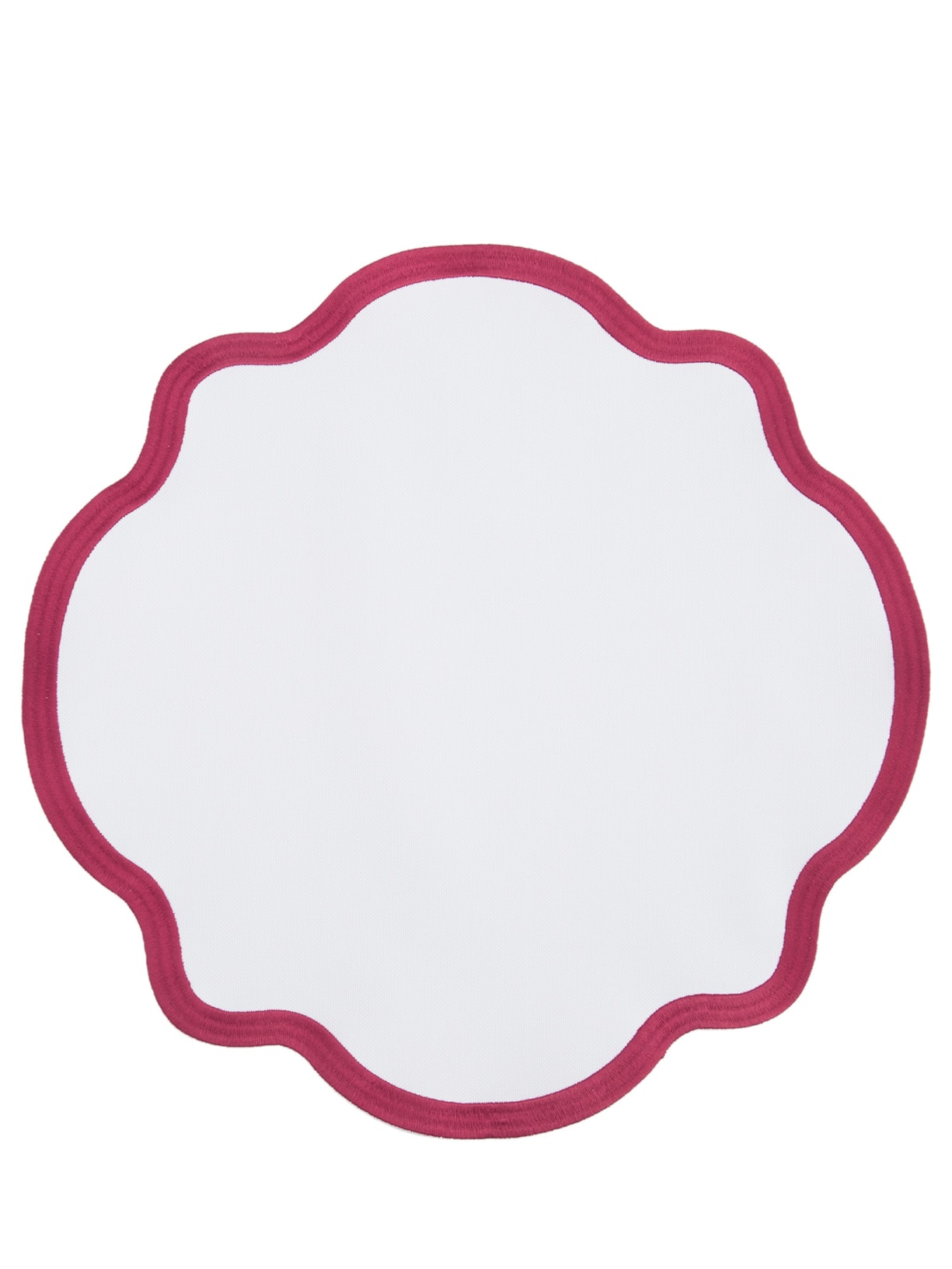 Lugar Americano Marina D40 Com Borda Beterraba - Vermelho