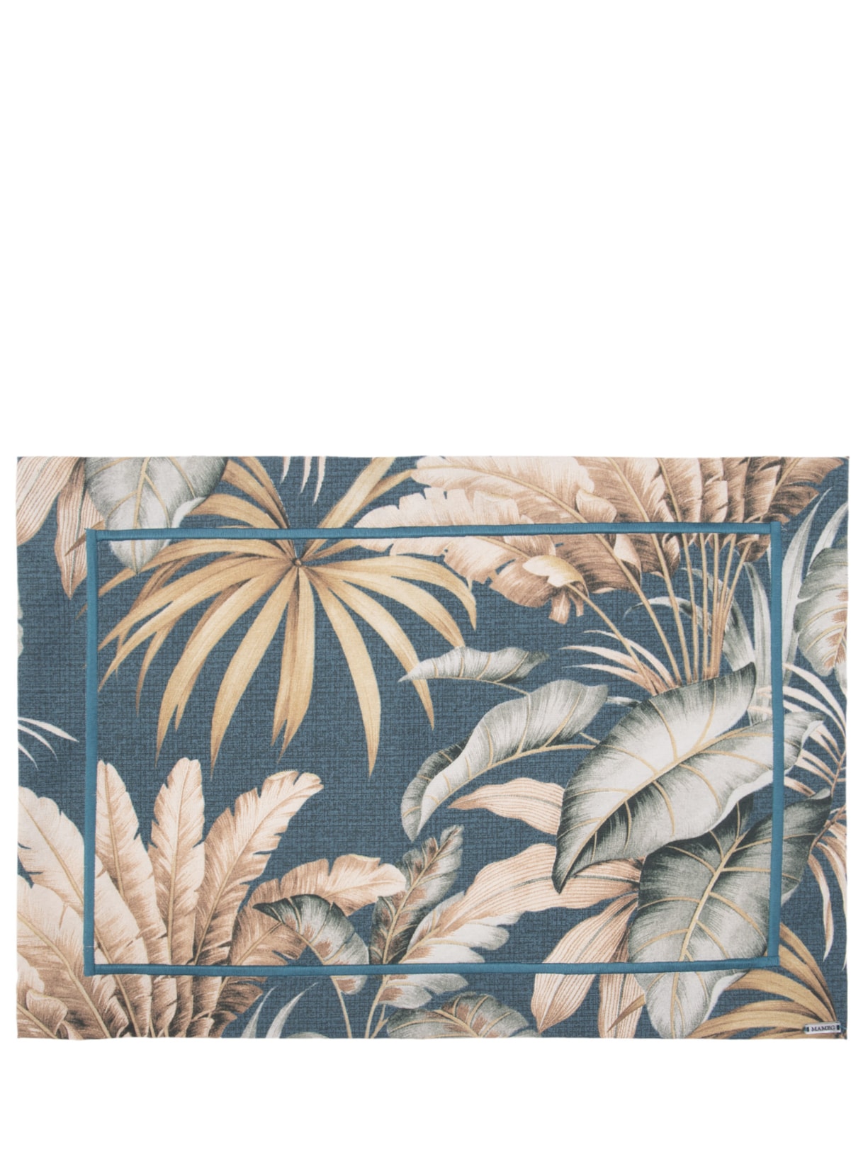 Lugar Americano Palmeiras Petróleo Impermeável 1 Unidade - Azul