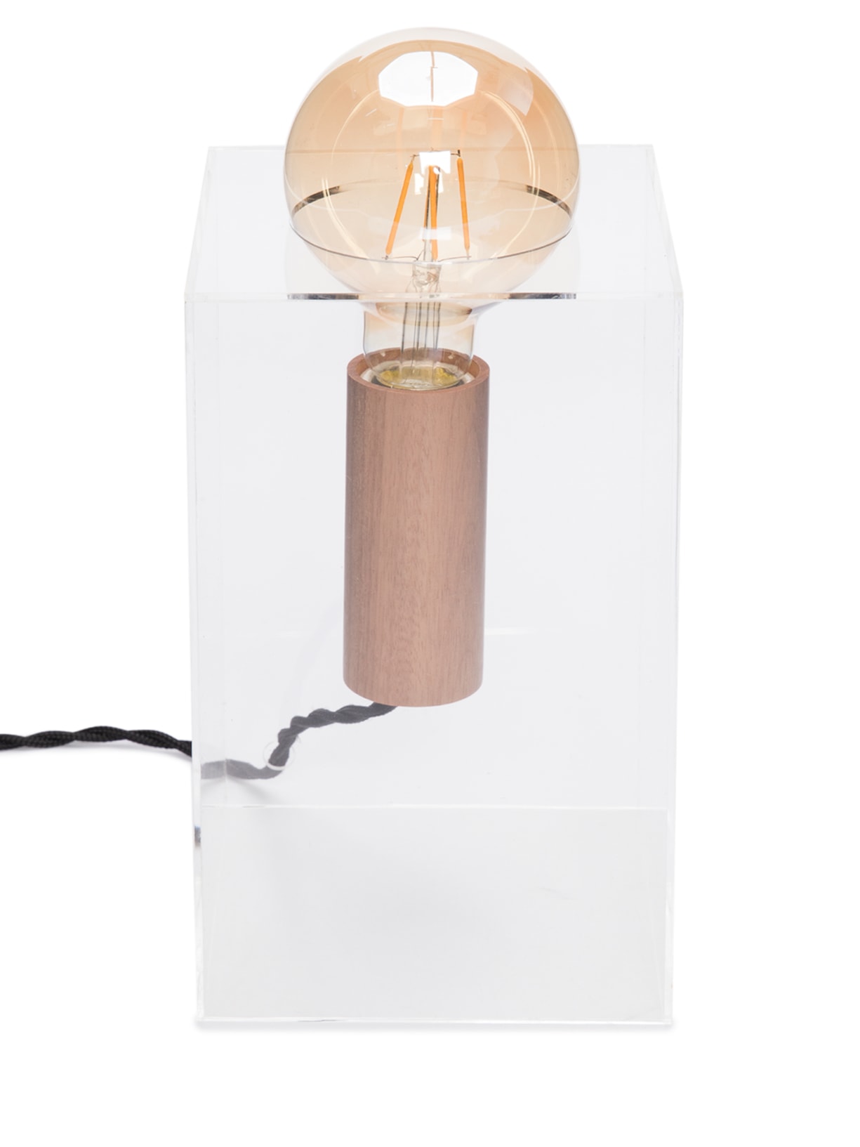 Luminária Bahuaus Fio Preto - Marrom