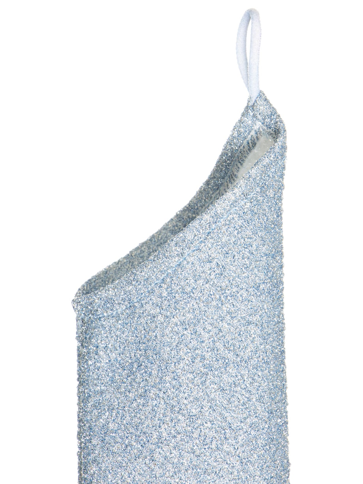 Luva 7/8 Carnaval Em Lurex Azul Market 33