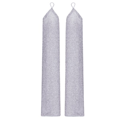 Luva 7/8 Carnaval Em Lurex - Roxo