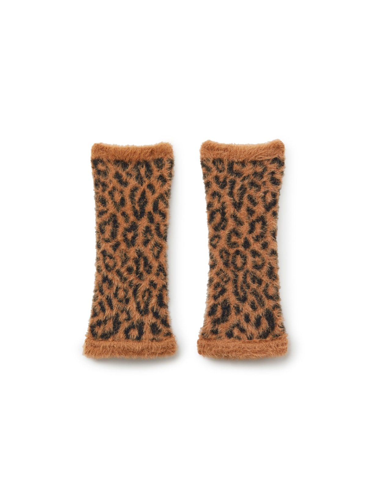 Luva Com Estampa Animal Print - Marrom
