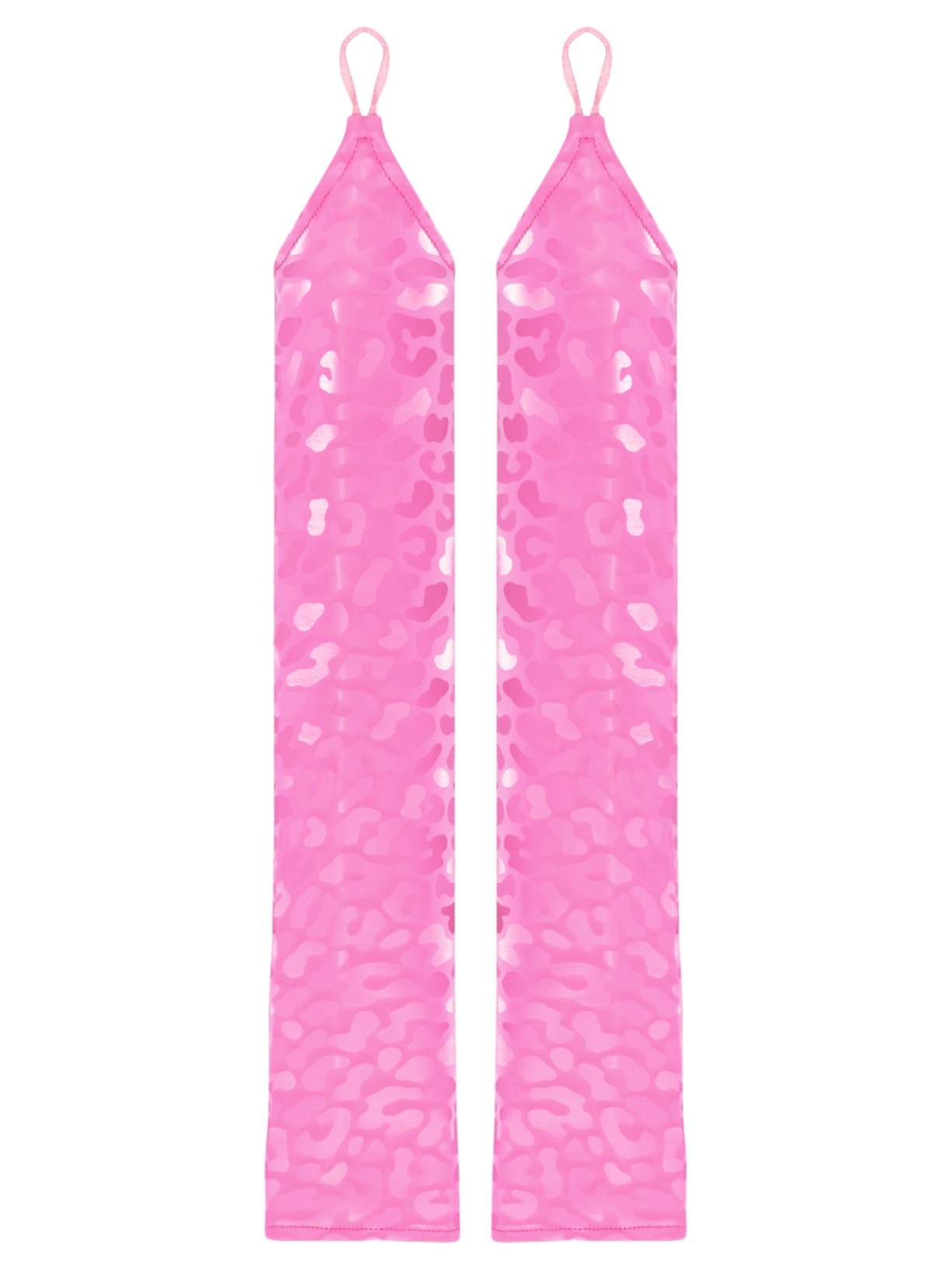 Luva Feminina 7/8 Carnaval Animal Print Rosa Market 33