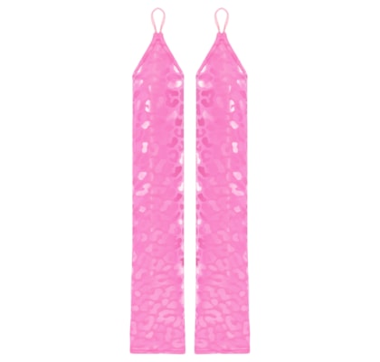 Luva Feminina 7/8 Carnaval Animal Print - Rosa