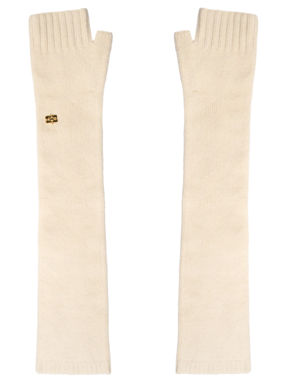 Luva Feminina Lã Iaque Mix Off White Ganni