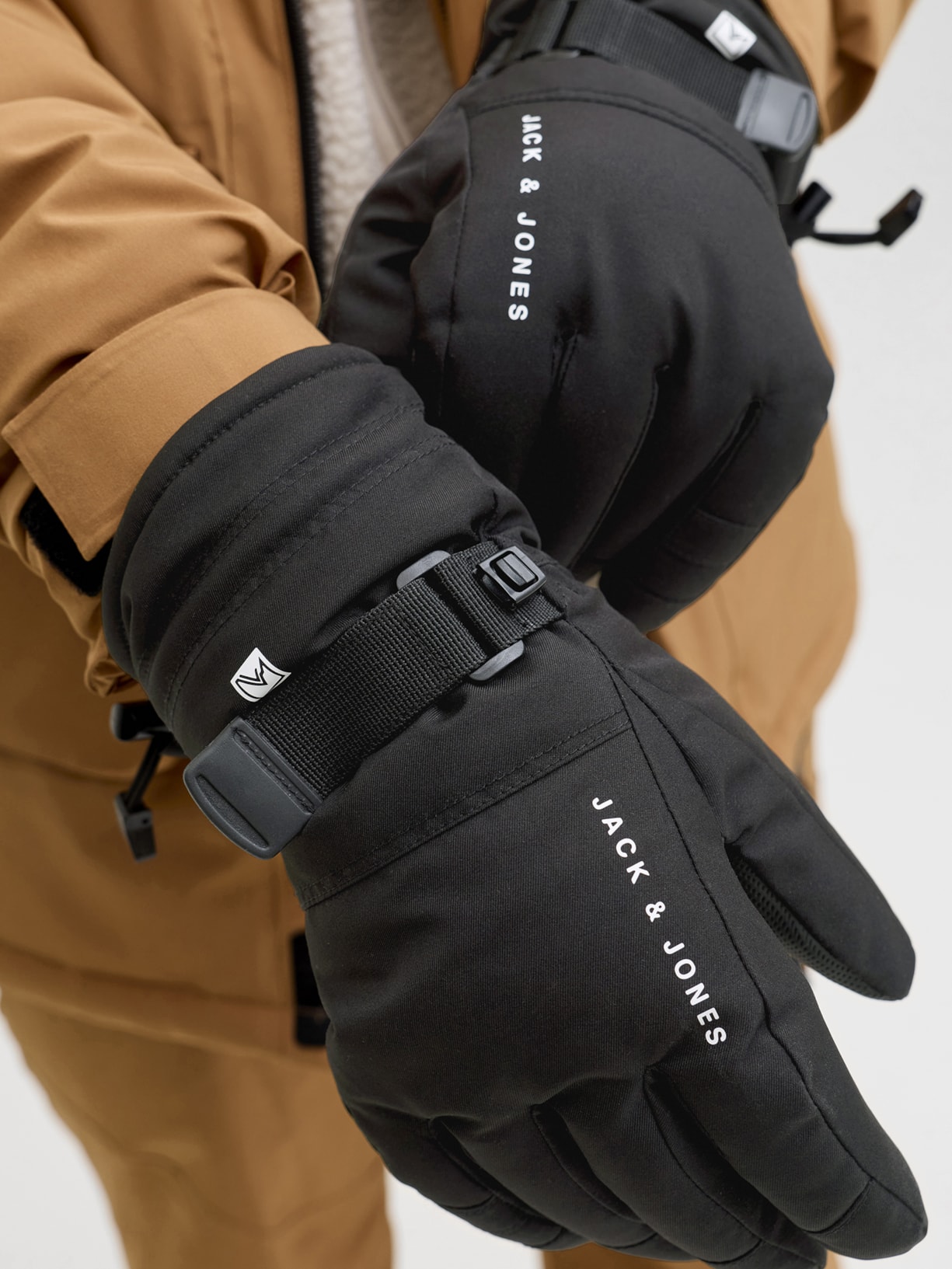 Luva Masculina Jacvalley Gloves Ski Preto Jack & Jones