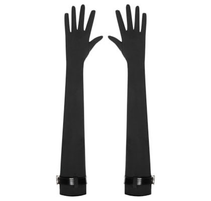 Luvas Feminina Logo Belted Jersey - Preto